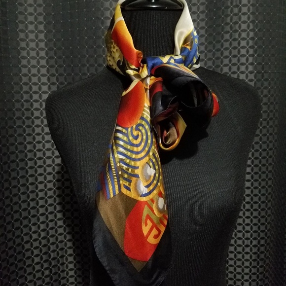 Silk Scarf Size 41" x 42" - Picture 5 of 5
